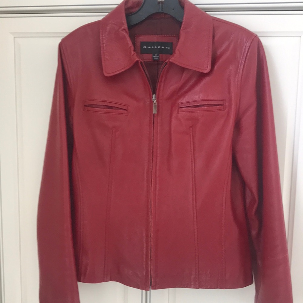 Faux leather blazer/jacket